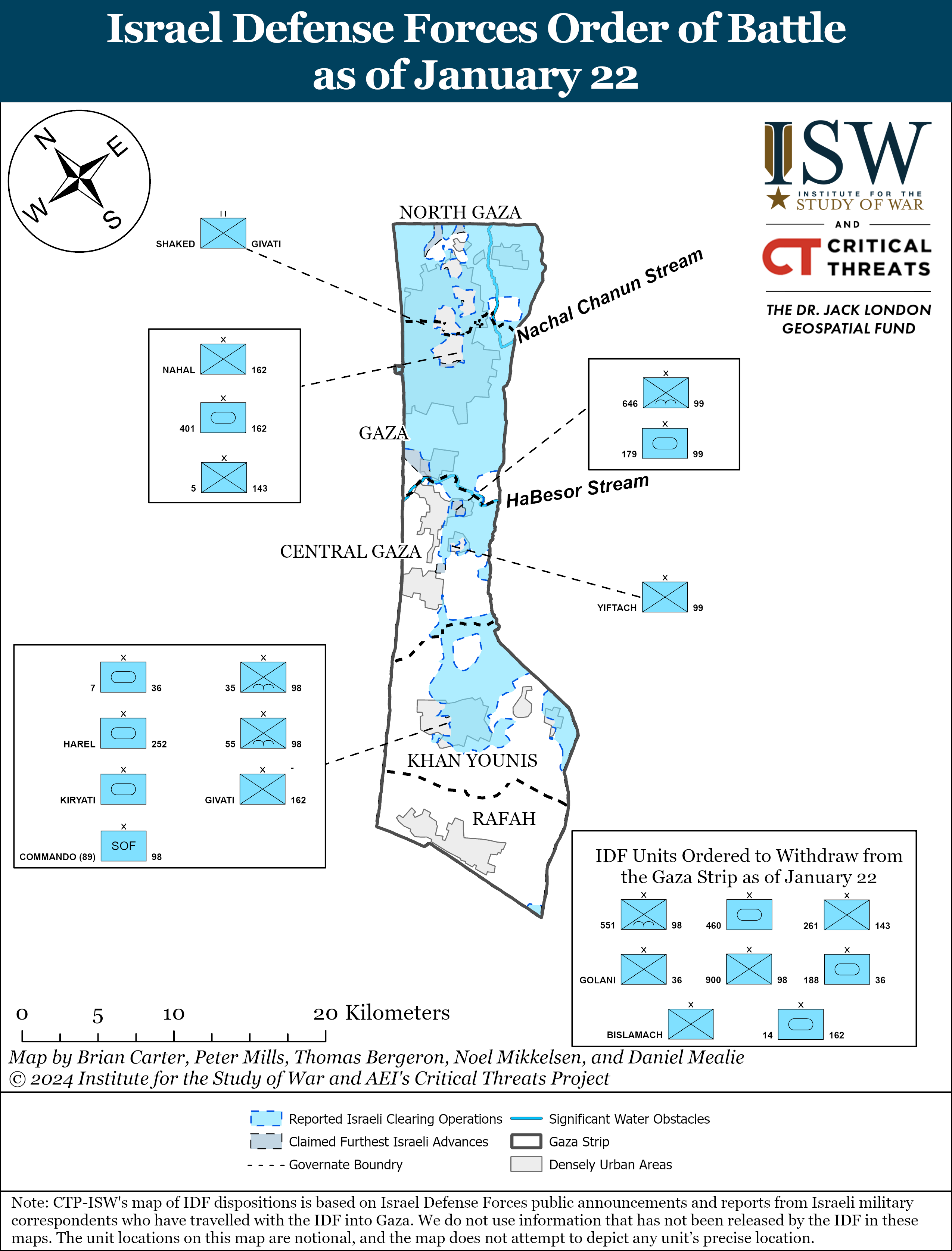 Iran Update January 22 2024 Institute For The Study Of War   IDFORBATGaza January 22%2C 2023 